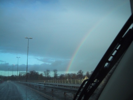 Rainbow Leaving Bristol